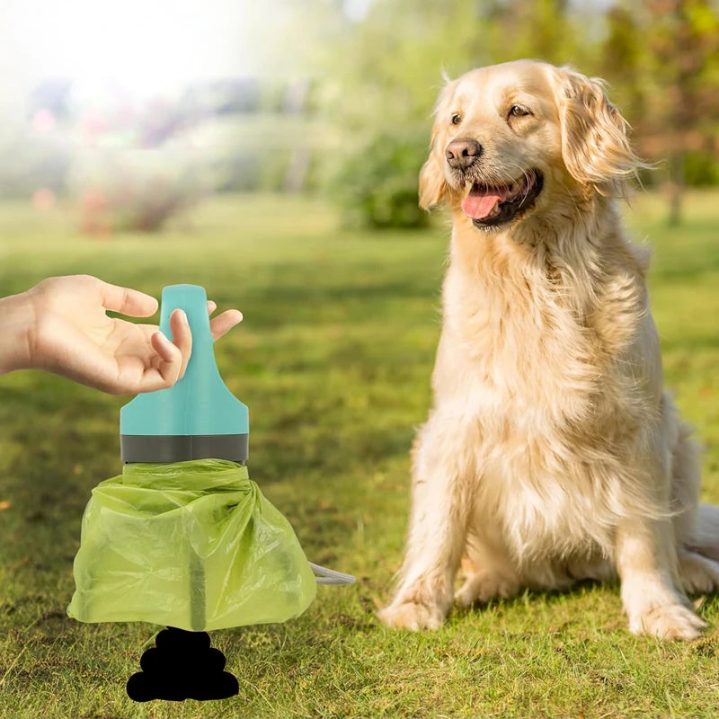 Hundekot-Greifer to go – Hygienische Kotschaufel mit Beutelspender