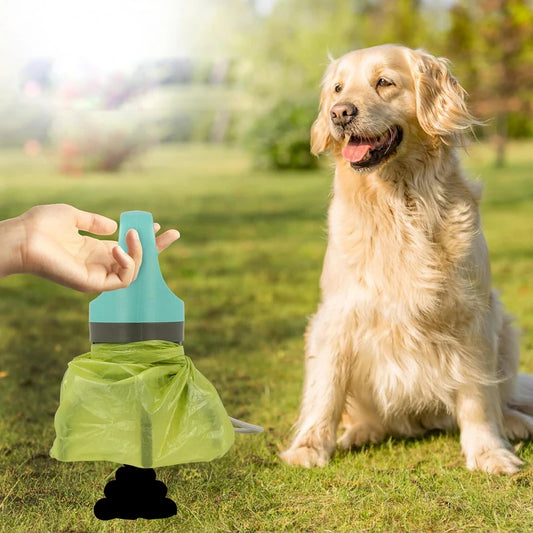 Hundekot-Greifer to go – Hygienische Kotschaufel mit Beutelspender