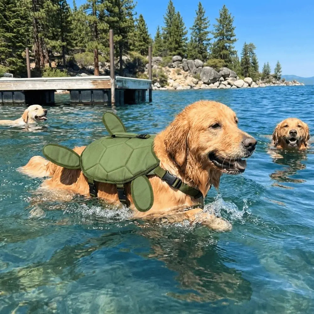 Sobevita Schwimmweste Schildkröte – Auftriebspaneele & Griff oben